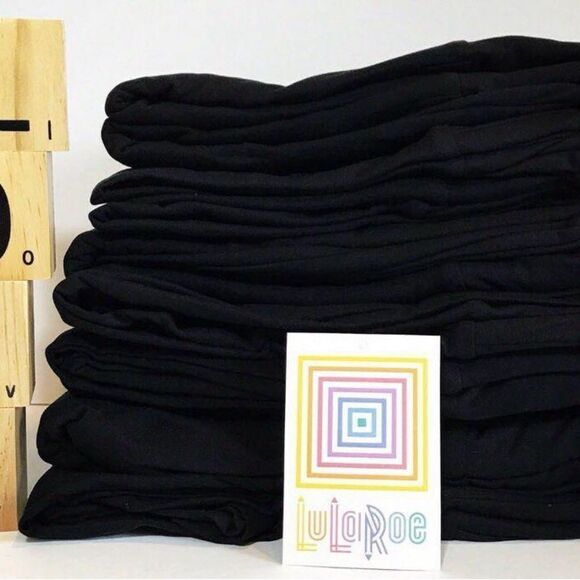 LuLaRoe TC Black Leggings - Picture 1 of 2